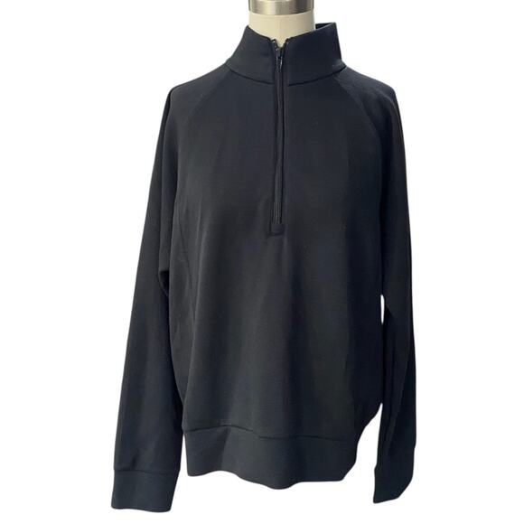 Vintage Havana Black 1/2 zip Pullover size large - Picture 8 of 8